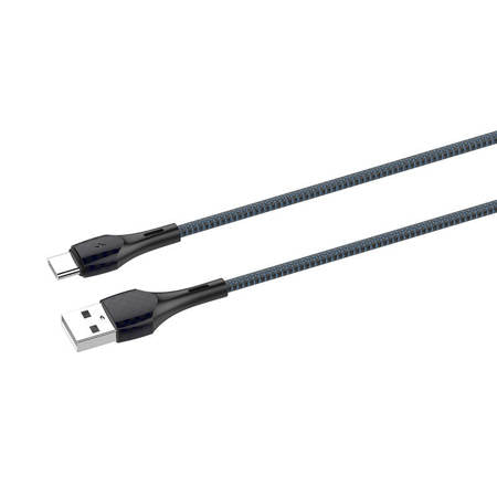 CABO USB-C LDNIO LS521 1 M (CINZA-AZUL)