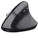 Trust Bayo+ rato Mão direita RF Wireless + Bluetooth Ótico 2400 D