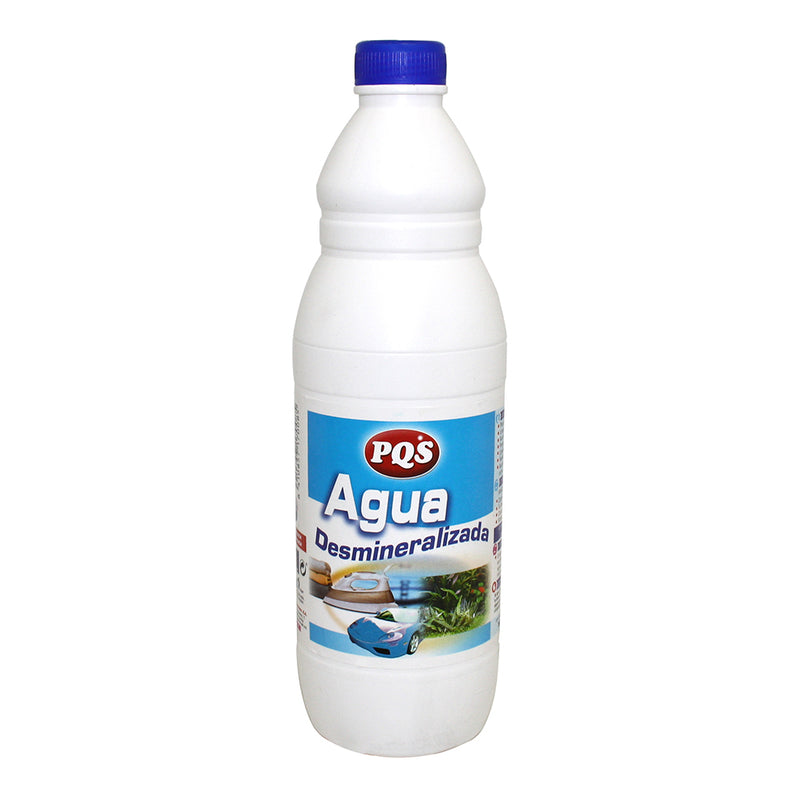 AGUA DESMINERALIZADA GARRAFA 1L PQS