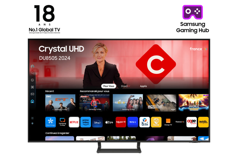 Samsung TU65DU8505K 165,1 cm (65") 4K Ultra HD Smart TV Wi-Fi Ci