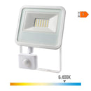PROJETOR LED 30W 2370LM 6400K LUZ FRIA COM SENSOR DE PRESENÇA 15,