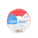 FITA ISOLANTE 20M X 19MM ROJA EDM ALTA QUALIDADE