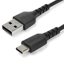 StarTech.com RUSB2AC2MB cabo USB 2 m USB 2.0 USB A USB C Preto