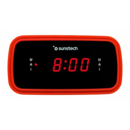 DESPERTADOR SUNSTECH FRD60RD RADIO FM