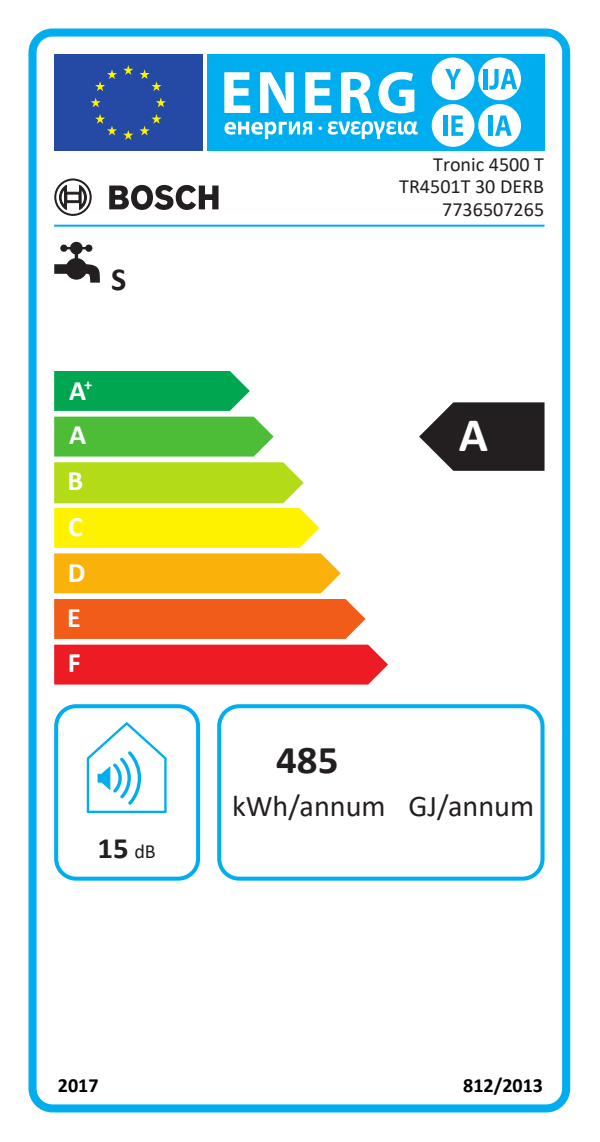 BOSCH - TERMOACUMULADOR PLANO TR4501T 30 DERB