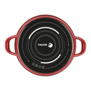 PANELA PARA ASSAR BOLOS OPTIMAX Ø26CM VERMELHA AÇO ESMALTADO AISI