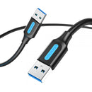 CABO USB 3.0 VENTION CONBD USB MACHO - USB MACHO 50CM PRETO