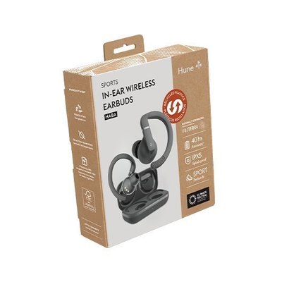 AURICULARES TWS HUNE ECO HABA SPORT GRIS ROCA