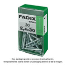 CAIXA S 30 UNID. PREGO CP AÇO 2,4X30MM FADIX