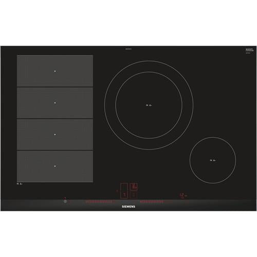 Siemens EX875LEC1E placa Preto, Aço inoxidável Embutido Placa com