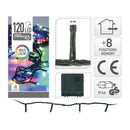GRINALDA MULTIFUNÇÕES MULTICOR 120 LEDS IP44 12M