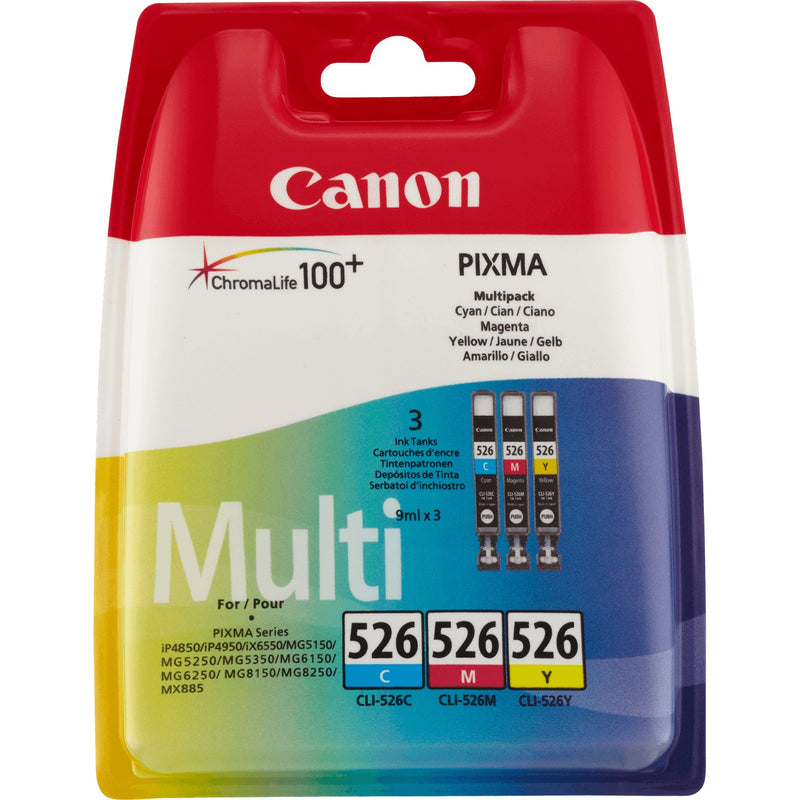 TINTEIRO CANON 3 CORES CLI-526 IX6550IP48504950