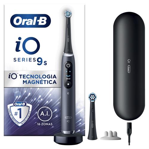 Oral-B iO 9S Adulto Escova de dentes rotativa oscilante Preto