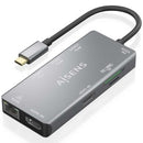 DOCKING USB TIPO-C AISENS ASUC-9P018-GR 2XHDMI 3XUSB 1XRJ45 1XLEC