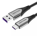 CABLE USB-C TO USB 2.0 VENTION COFHH, FC 5A 2M (GREY)