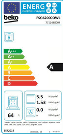 FOGÃO BEKO FBG62000WL BRANCO