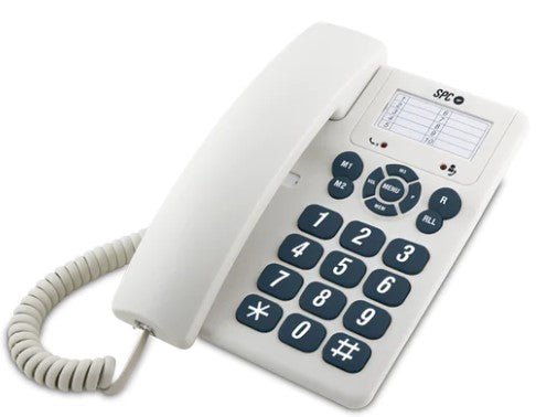 TELEFONE FIXO SPC ORIGINAL BRANCO