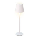CANDEEIRO LED COR BRANCO PARA INTERIOR-EXTERIOR 37CM RECARREGÁVEL