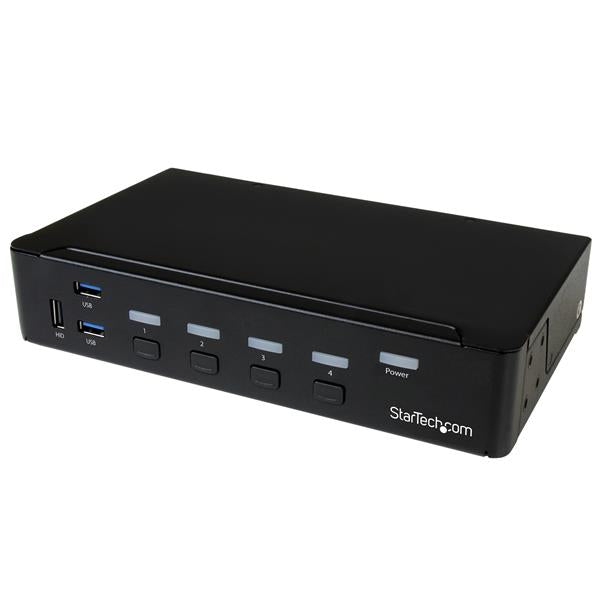 StarTech.com Comutador KVM DisplayPort de 4 portas - USB 3.0 - 4K