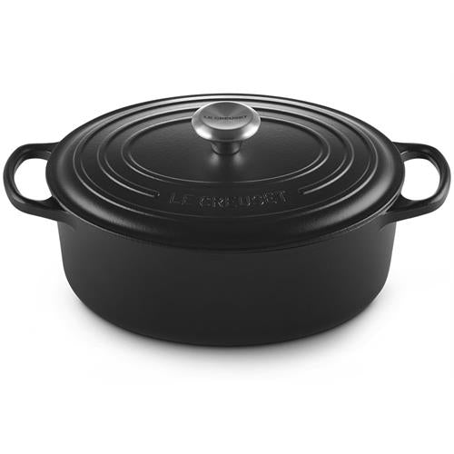 LE CREUSET - COCOTTE OVAL EVO. 33CM NEGRO MATE 21178330000430