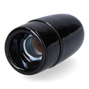 CASQUILHO DE LÂMPADA EM CERÂMICA VINTAGE E14, 60 W 250 V, PRETO,