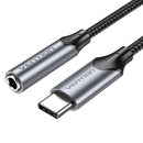 ADAPTADOR AUDIO VENTION BGMHA JACK 3.5 HEMBRA - USB TIPO-C MACHO