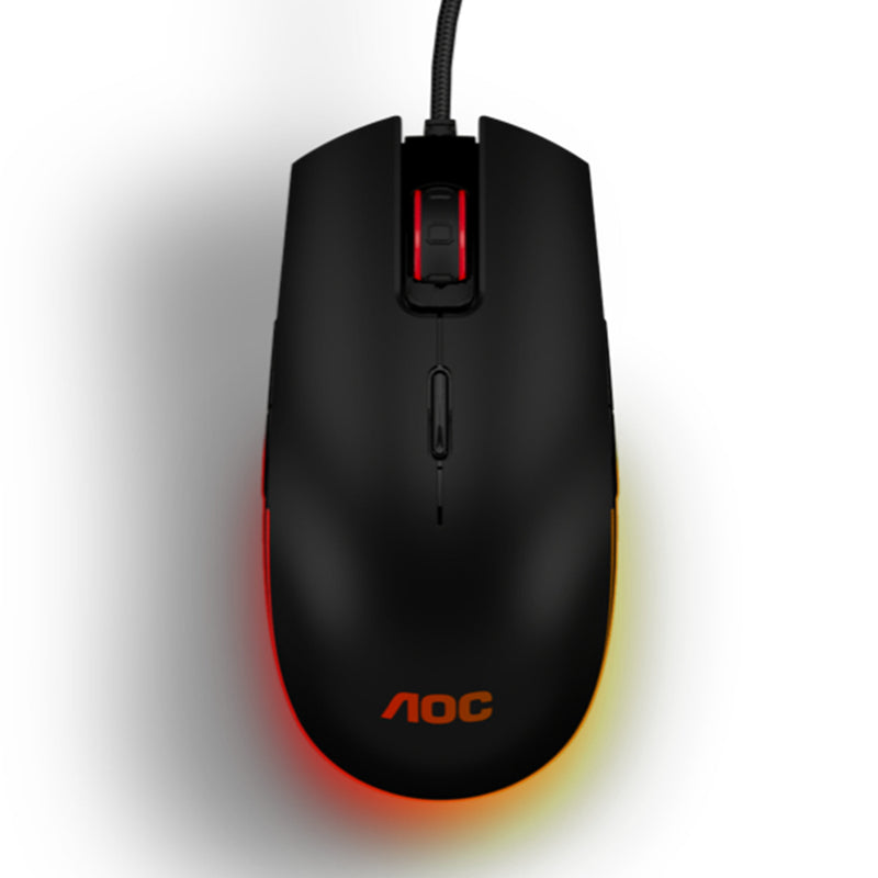 AOC GM500 rato Ambidestro Ótico 5000 DPI