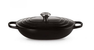 LE CREUSET - CAÇAROLA OVAL 31 PRETO 21112310000430