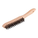 ESCOVA METÁLICA DE MÃO, AÇO, CABO DE PLÁSTICO 2722000 WOLFCRAFT
