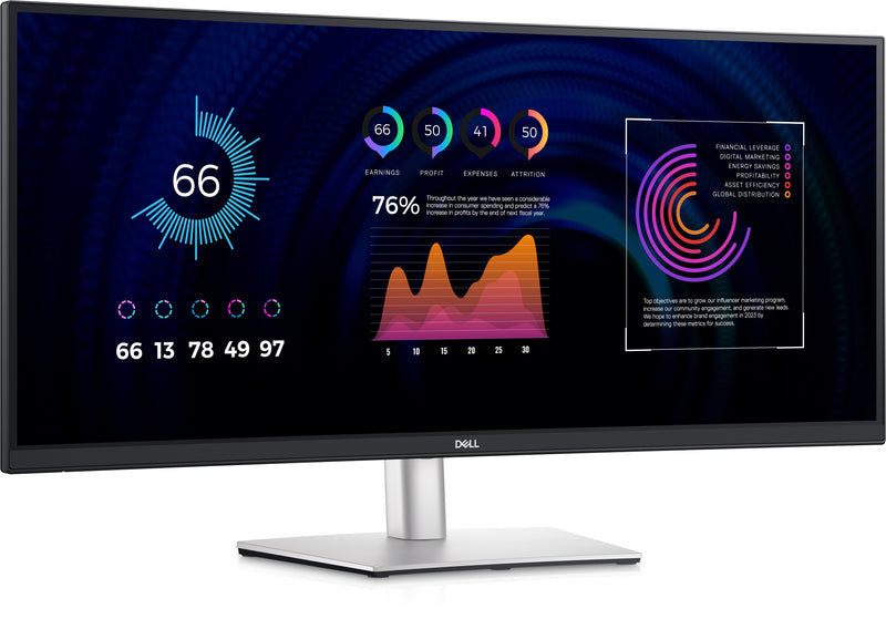 DELL P Series P3424WE monitor de ecrã 86,7 cm (34.1") 3440 x 144