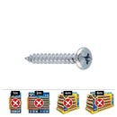 CAIXA 100 UNID. PARAFUSO TORNIGRAP PZ N°35 DIN/REF TG 4,8X25MM ZI