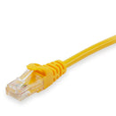 EQUIP CHICOTE CAT6A UUTP 0.25MT AMARELO
