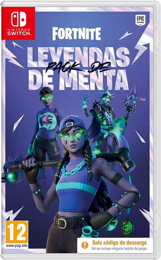 JGO. NINTENDO SWITCH FORTNITE LEYENDAS DE MENTA