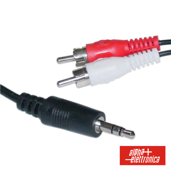 CABO JACK 3.5MM MACHO ST  2-RCA MACHO 10M