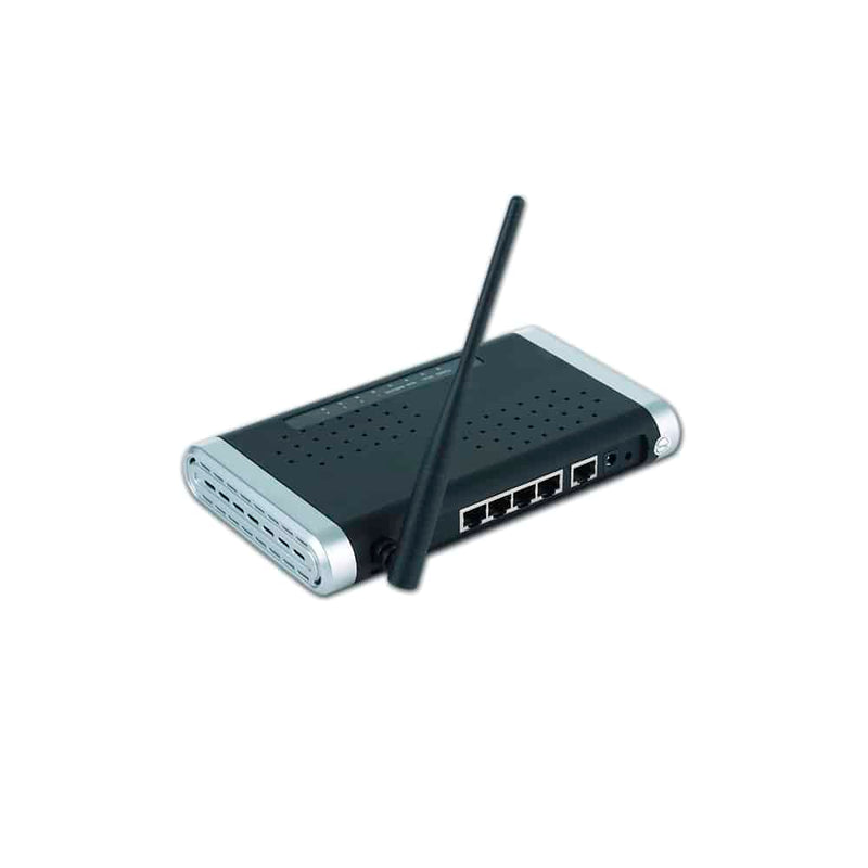 ROUTER WIRELESS GEMBIRD  54MBTS COM 4 PORTAS REDE