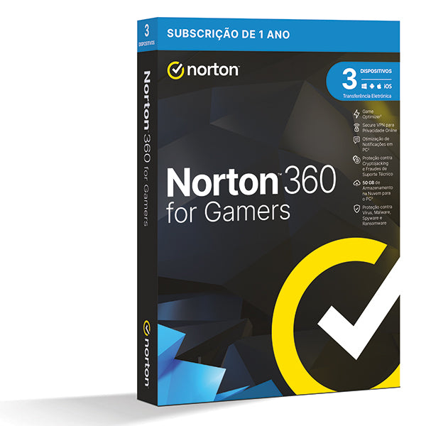 NORTON 360 FOR GAMERS 50GB PO 1 USER 3 DEVICE 12MO GENERIC RSP MM