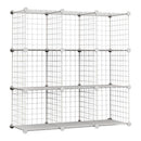 ESTANTE MODULAR DE METAL TITAN C9 BRANCA