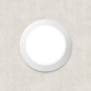 PLAFON SUPERFÍCIE REDONDO BERTA, TRANSLÚCIDO, E27, BRANCO, Ø275 X