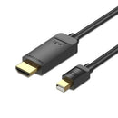 CABO CONVERSOR VENTION HAHBH MINI DISPLAYPORT MACHO - HDMI MACHO