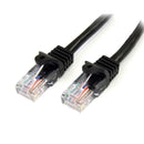 StarTech.com 45PAT3MBK cabo de rede Preto 3 m Cat5e U/UTP (UTP)