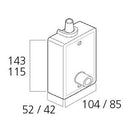 TORNO EXTERIOR PARA 80 KG BRANCO