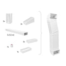 KIT TUBOS AEG COMBO FLEX RETANGULAR M2CKCF01C( BRANCO  - KIT DE M