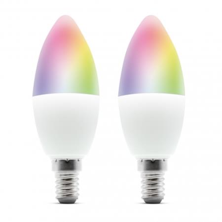 METRONIC - PACK 2 LAMPADAS INTELIGENTE LED RGB WI-FI E144 5W (PAC