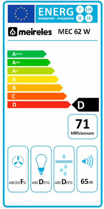 EXAUSTOR MEIRELES MEC62W( 240 M3HORA - F  - D  )