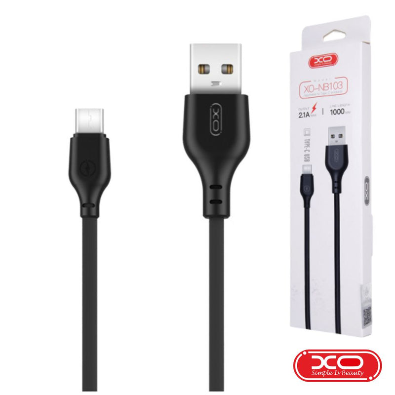 CABO USB-USB-C XO 1M (PRETO)