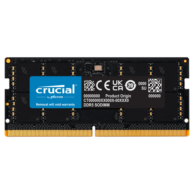 MEMORIA SO-DIMM DDR5 8GB CRUCIAL 4800MHZ CL40 1.1V