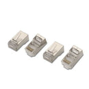 AISENS A139-0298 conector RJ-45 Aço inoxidável, Transparente