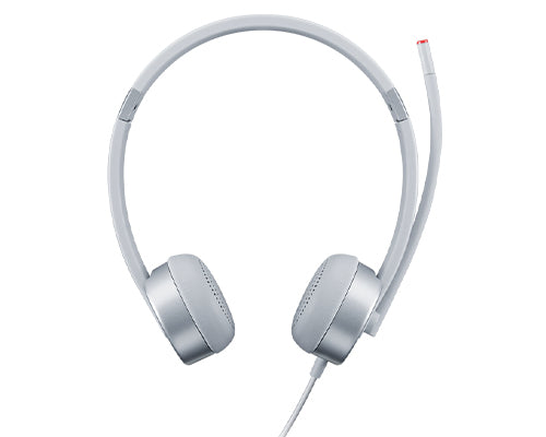 100 STEREO ANALOG HEADSET (CLOUD GREY) - RETAIL BOX