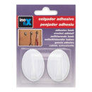 CABIDE ADESIVO REDONDO BRANCO 2063-3-000 (BLISTER 2 UNID.) INOFIX