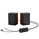 SP-HF380BT WOOD SPEAKERS USB-POWERED SPEAKERS
